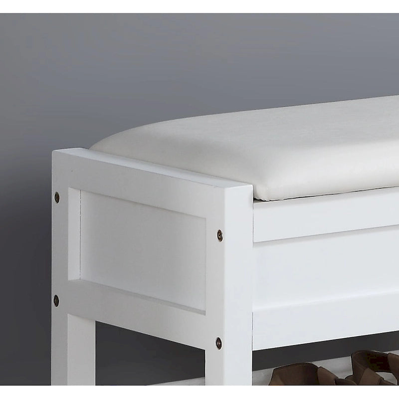 Panca da Ingresso con Contenitore Porta Scarpe | Finitura Espresso | Panca Moderna da Corridoio