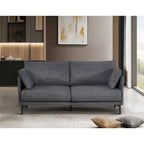 Divano 2,5 posti capitonné in poliestere | Porta di ricarica USB | Struttura in metallo | 363 kg | 173 cm