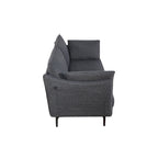Divano 2,5 posti capitonné in poliestere | Porta di ricarica USB | Struttura in metallo | 363 kg | 173 cm