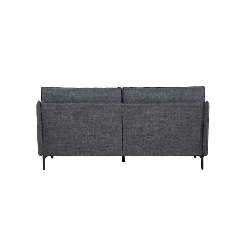 Divano 2,5 posti capitonné in poliestere | Porta di ricarica USB | Struttura in metallo | 363 kg | 173 cm