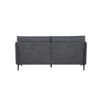 Divano 2,5 posti capitonné in poliestere | Porta di ricarica USB | Struttura in metallo | 363 kg | 173 cm