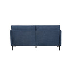 Divano 2,5 posti capitonné in poliestere | Porta di ricarica USB | Struttura in metallo | 363 kg | 173 cm