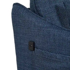 Divano 2,5 posti capitonné in poliestere | Porta di ricarica USB | Struttura in metallo | 363 kg | 173 cm