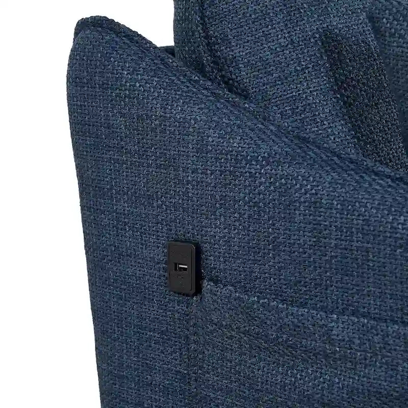 Divano 2,5 posti capitonné in poliestere | Porta di ricarica USB | Struttura in metallo | 363 kg | 173 cm