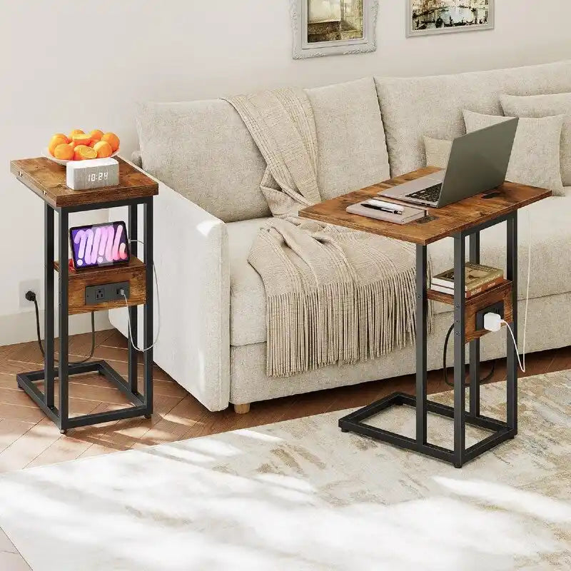Tavolino Pieghevole - 39.1P x 25.9L x 64A