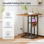 Tavolino Pieghevole - 39.1P x 25.9L x 64A