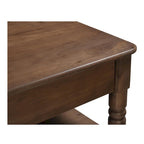 Isola da cucina in legno con contenitore | 183 cm L x 103 cm P x 93 cm H | Stile moderno