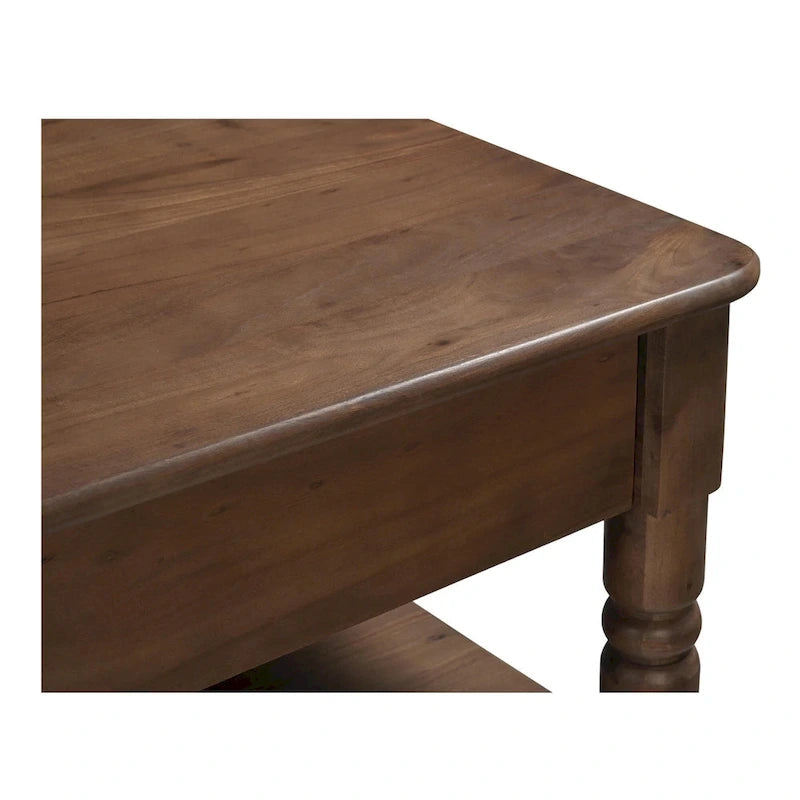 Isola da cucina in legno con contenitore | 183 cm L x 103 cm P x 93 cm H | Stile moderno