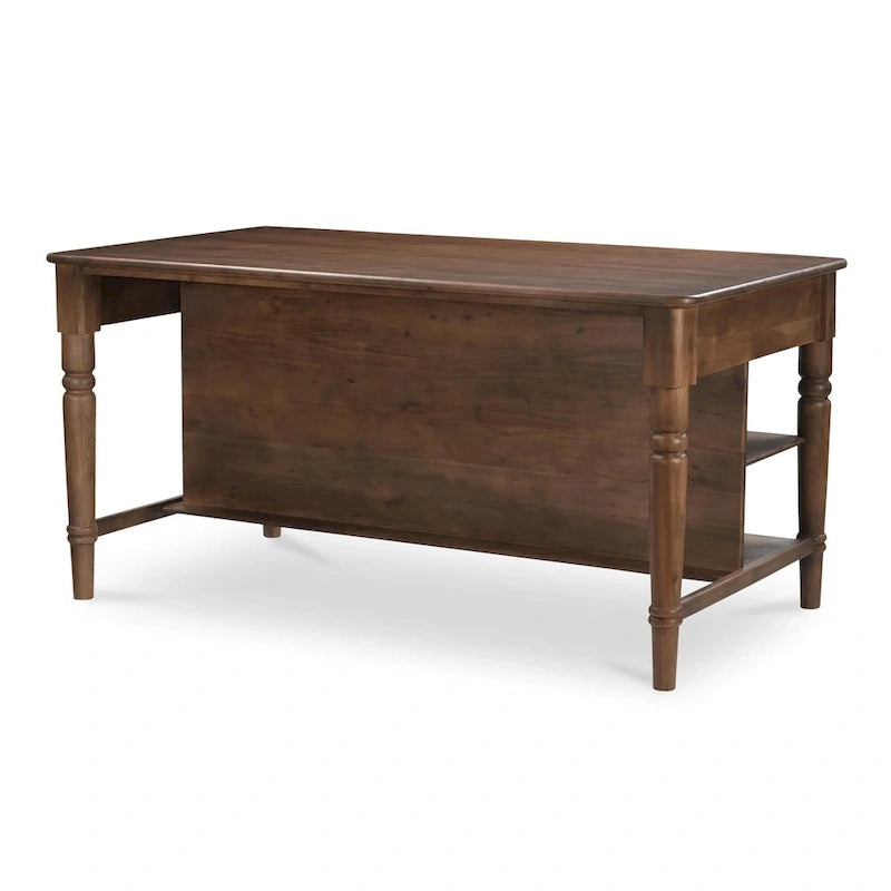 Isola da cucina in legno con contenitore | 183 cm L x 103 cm P x 93 cm H | Stile moderno
