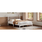 Letto a piattaforma Queen Retro con testiera a forma di zucca e struttura in legno massello