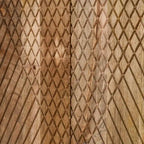 Mobiletto rustico in legno, design scanalato, ripiano regolabile, contenitore
