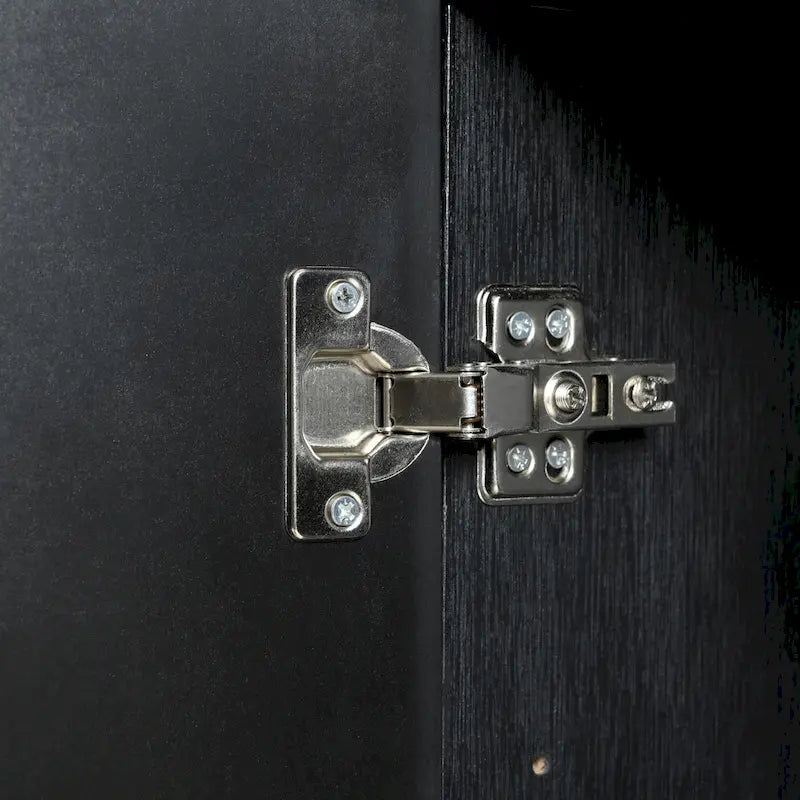 Credenza a 4 ante senza maniglie per sala da pranzo e soggiorno