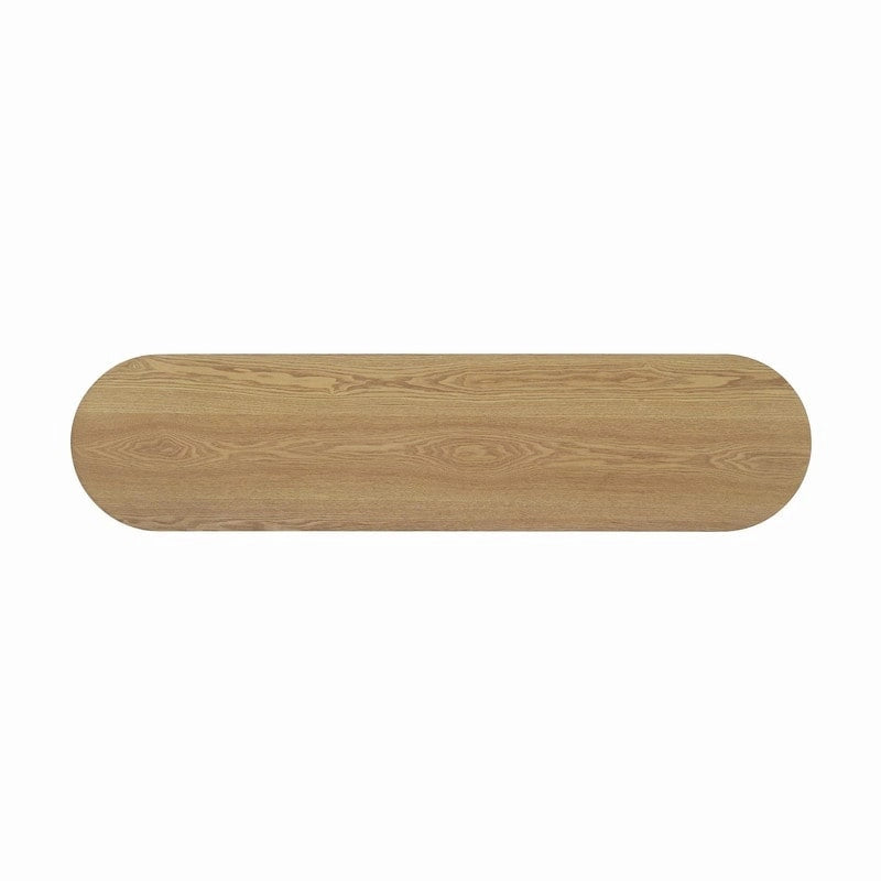 Consolle da Ingresso Moderna Sottile da 149,6 cm con Ripiano Aperto | Tavolo da Divano Multifunzione