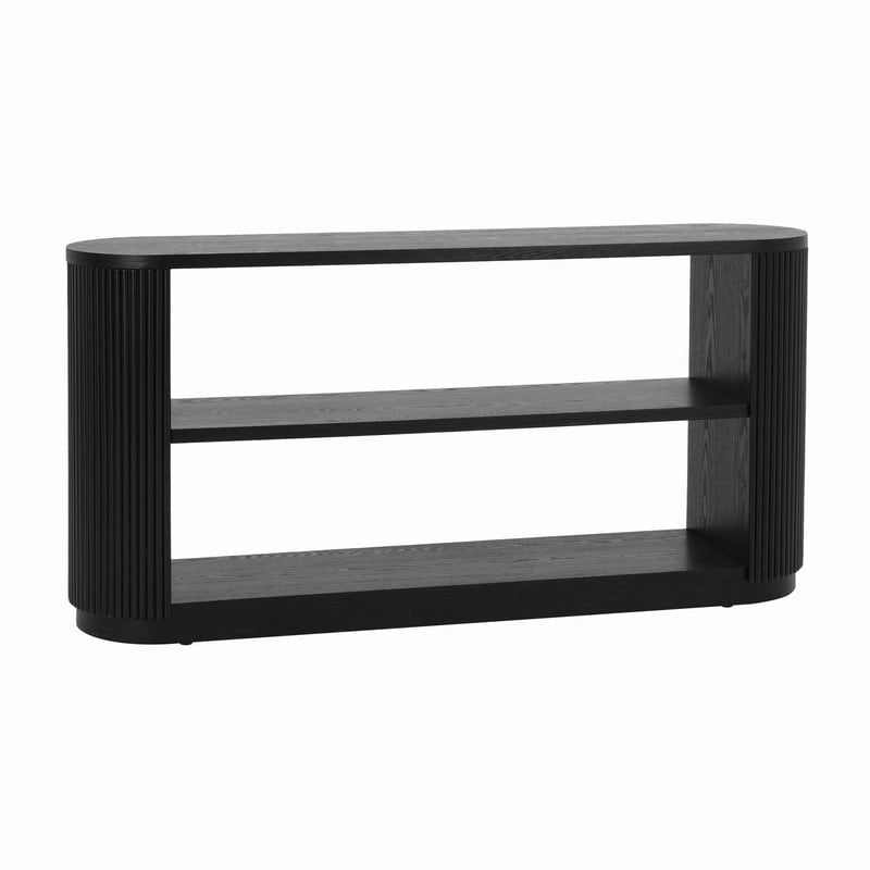 Consolle da Ingresso Moderna Sottile da 149,6 cm con Ripiano Aperto | Tavolo da Divano Multifunzione