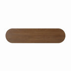 Consolle da Ingresso Moderna Sottile da 149,6 cm con Ripiano Aperto | Tavolo da Divano Multifunzione