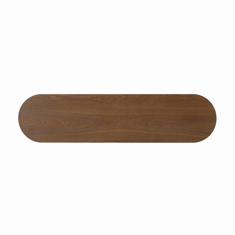 Consolle da Ingresso Moderna Sottile da 149,6 cm con Ripiano Aperto | Tavolo da Divano Multifunzione