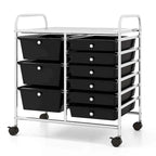 Carrello portaoggetti mobile a 9 cassetti