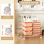 Carrello portaoggetti mobile a 9 cassetti