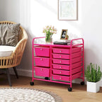 Carrello portaoggetti mobile a 9 cassetti