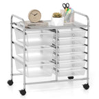 Carrello portaoggetti mobile a 9 cassetti