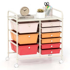 Carrello portaoggetti mobile a 9 cassetti