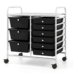 Carrello portaoggetti mobile a 9 cassetti