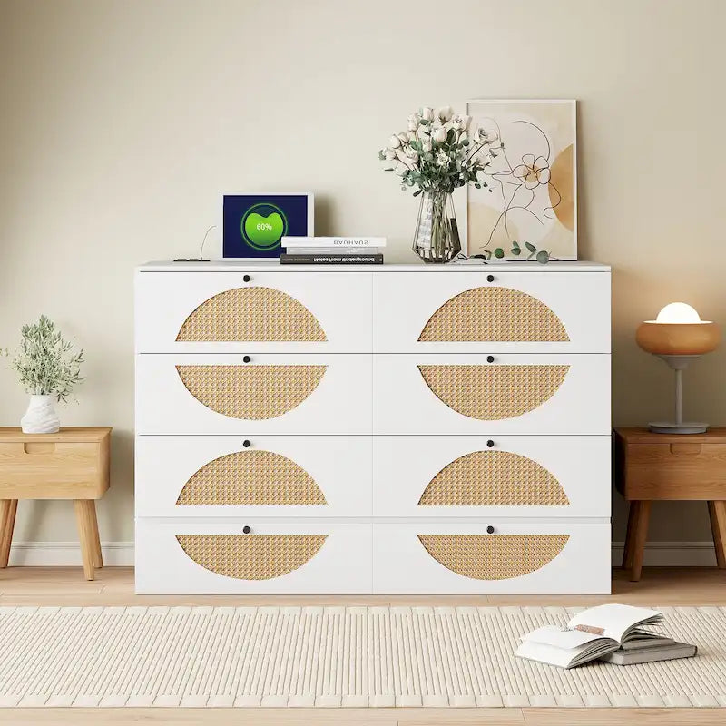 Letto a muro a scomparsa "Murphy" bianco Full Size con cassetto grande, porte USB e prese di corrente | Salvaspazio
