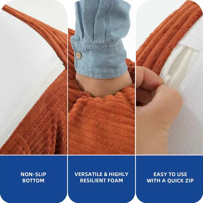 Poltrona Sacco Singola in Memory Foam | Divano da Pavimento Morbido per Adulti e Bambini