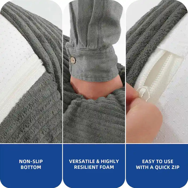 Poltrona Sacco Singola in Memory Foam | Divano da Pavimento Morbido per Adulti e Bambini