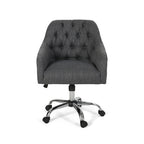 Sedia da ufficio girevole imbottita | Rotazione a 360° | Seduta imbottita | Stile moderno