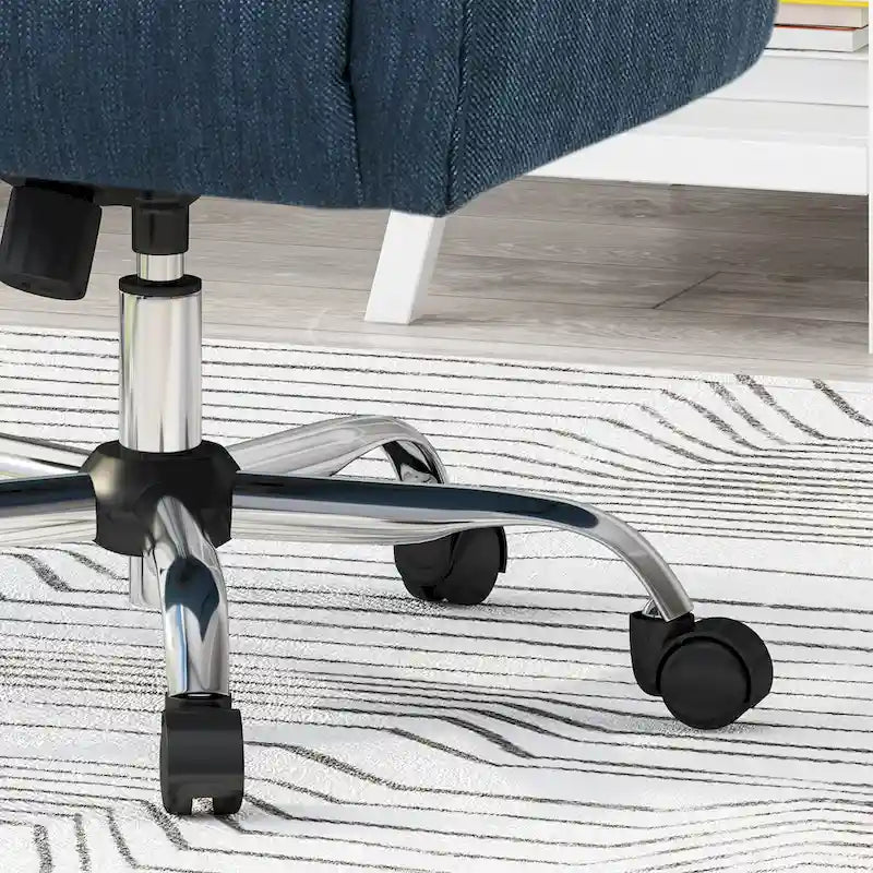 Sedia da ufficio girevole imbottita | Rotazione a 360° | Seduta imbottita | Stile moderno