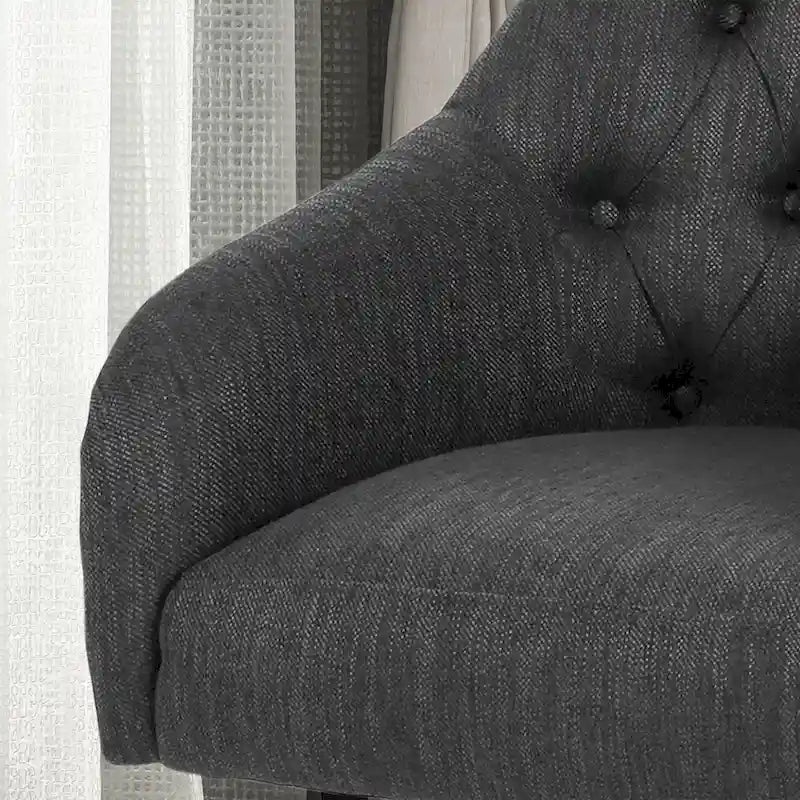 Sedia da ufficio girevole imbottita | Rotazione a 360° | Seduta imbottita | Stile moderno