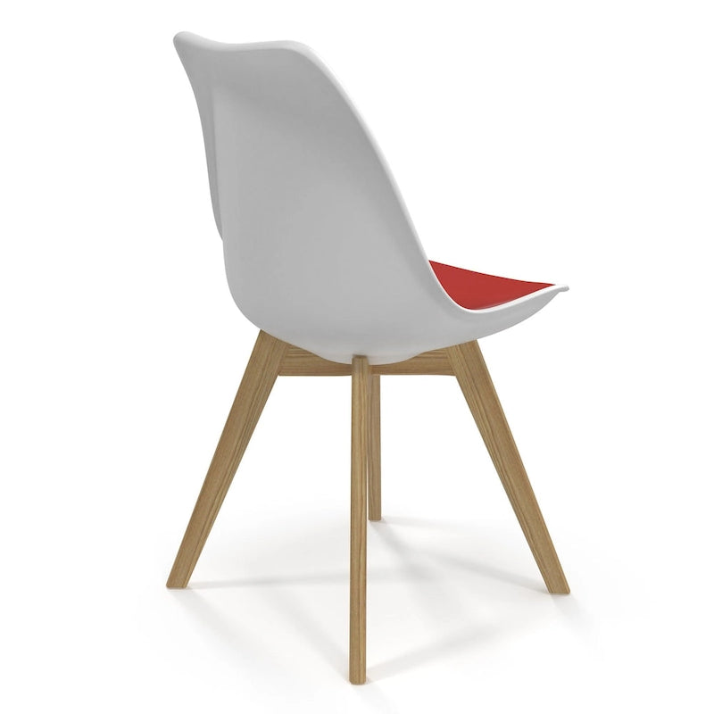 Sedie Celine con gambe naturali (set da 2)
