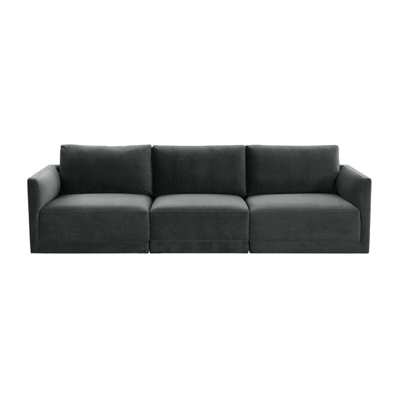 Divano componibile a 3 pezzi | Imbottito | Sezionale configurabile | Soggiorno moderno