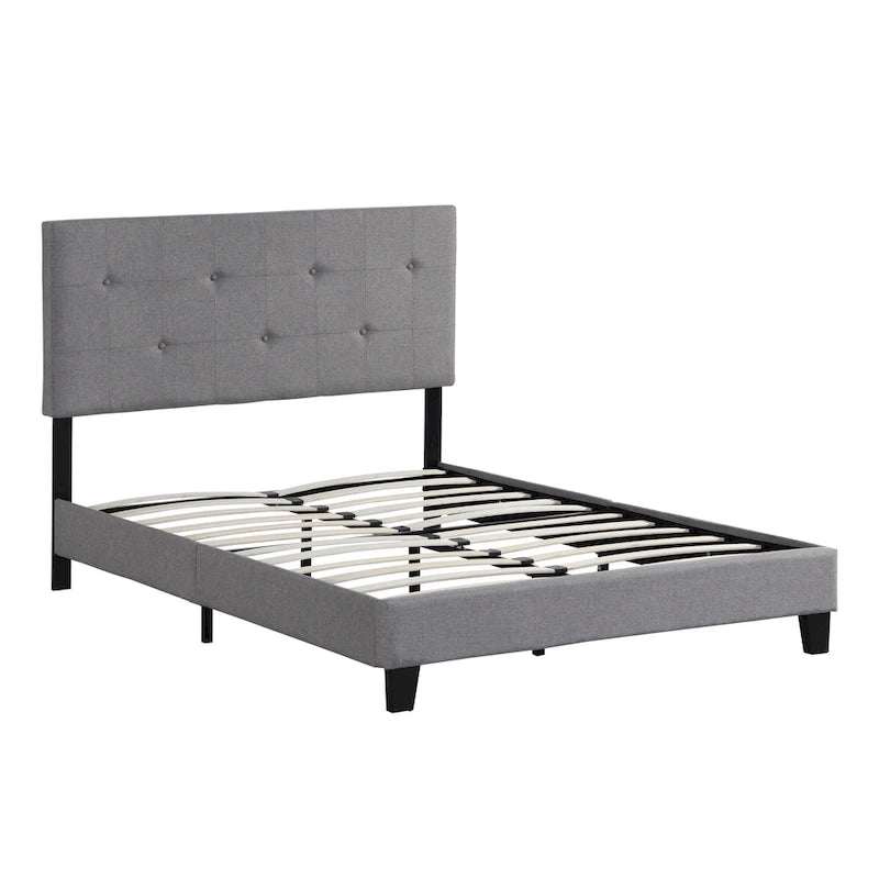 Telaio letto a piattaforma imbottito