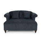 Chaise longue matrimoniale capitonné contemporanea con cuscini decorativi | 160 cm (L) x 148,6 cm (P) x 87,6 cm (A)
