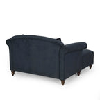 Chaise longue matrimoniale capitonné contemporanea con cuscini decorativi | 160 cm (L) x 148,6 cm (P) x 87,6 cm (A)