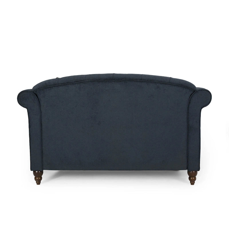 Chaise longue matrimoniale capitonné contemporanea con cuscini decorativi | 160 cm (L) x 148,6 cm (P) x 87,6 cm (A)