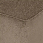 Chaise longue matrimoniale capitonné contemporanea con cuscini decorativi | 160 cm (L) x 148,6 cm (P) x 87,6 cm (A)