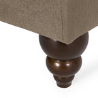 Chaise longue matrimoniale capitonné contemporanea con cuscini decorativi | 160 cm (L) x 148,6 cm (P) x 87,6 cm (A)
