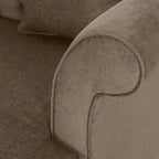 Chaise longue matrimoniale capitonné contemporanea con cuscini decorativi | 160 cm (L) x 148,6 cm (P) x 87,6 cm (A)