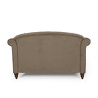 Chaise longue matrimoniale capitonné contemporanea con cuscini decorativi | 160 cm (L) x 148,6 cm (P) x 87,6 cm (A)