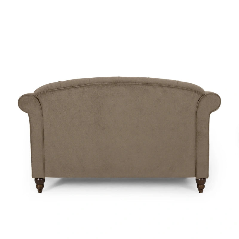 Chaise longue matrimoniale capitonné contemporanea con cuscini decorativi | 160 cm (L) x 148,6 cm (P) x 87,6 cm (A)