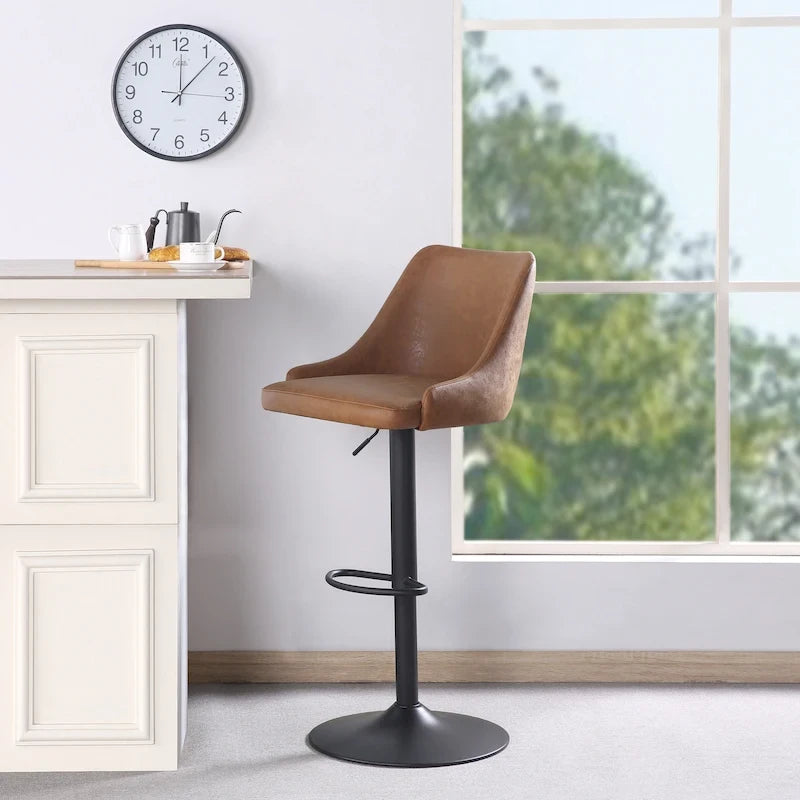 Divanetto moderno in pelle a 2 posti con base in acciaio inossidabile spazzolato color oro | 142 cm
