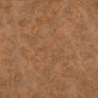 Divanetto moderno in pelle a 2 posti con base in acciaio inossidabile spazzolato color oro | 142 cm