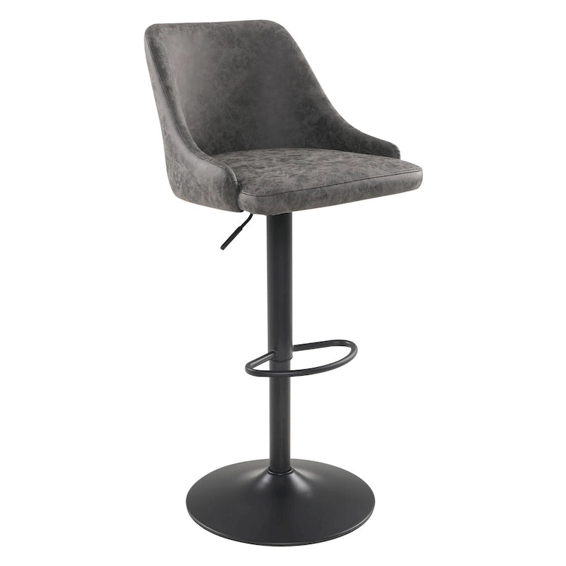 Divanetto moderno in pelle a 2 posti con base in acciaio inossidabile spazzolato color oro | 142 cm