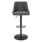 Divanetto moderno in pelle a 2 posti con base in acciaio inossidabile spazzolato color oro | 142 cm
