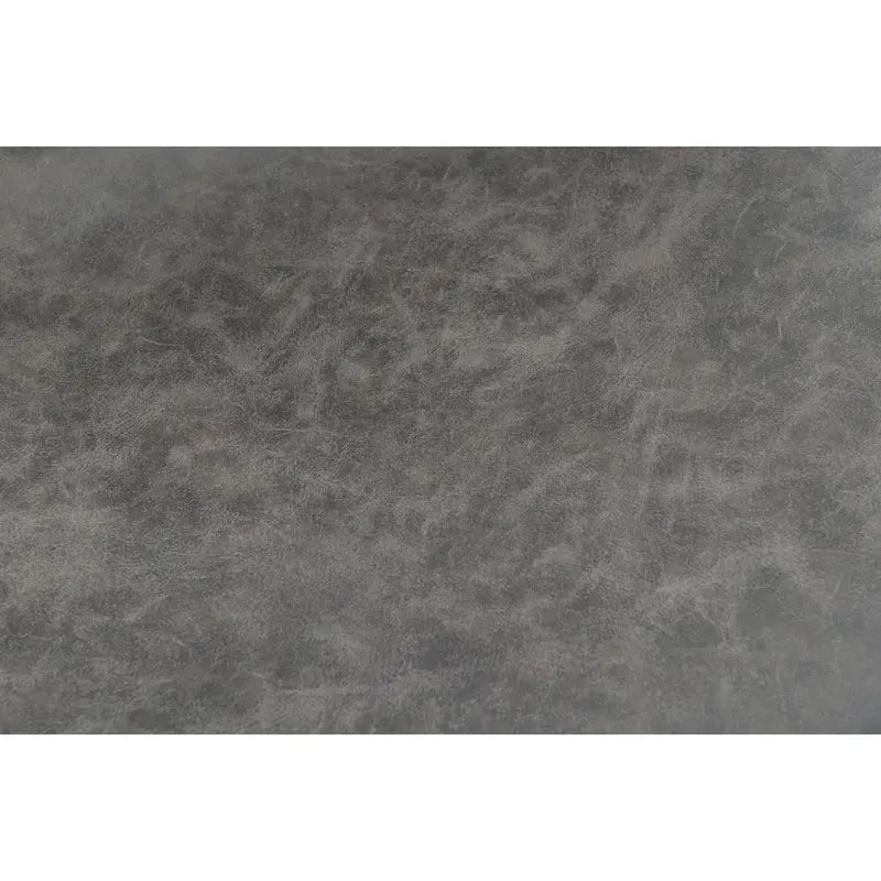 Divanetto moderno in pelle a 2 posti con base in acciaio inossidabile spazzolato color oro | 142 cm