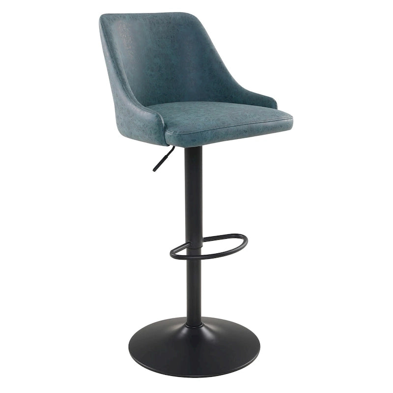 Divanetto moderno in pelle a 2 posti con base in acciaio inossidabile spazzolato color oro | 142 cm