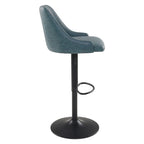 Divanetto moderno in pelle a 2 posti con base in acciaio inossidabile spazzolato color oro | 142 cm
